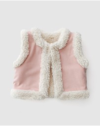 WITH LOVE FOR KIDS - Snowy Cord Vest - Babies - Kids