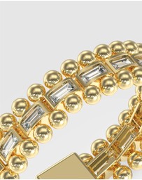 GUESS - Guess Golden Globes Baguettes Bracelet
