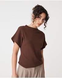 Forcast - Jemma Relaxed Knit Top