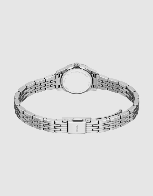 Fossil - Scarlette Silver Tone Analogue Watch