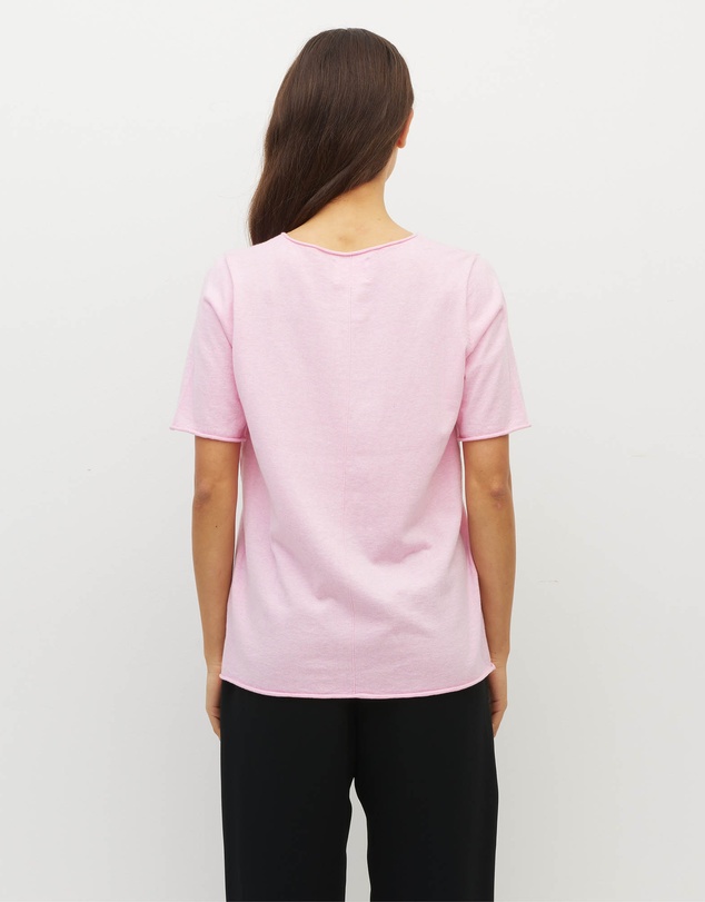 JH Lounge - JHL V-Neck T (Fine Cotton Cashmere) Candy Marle