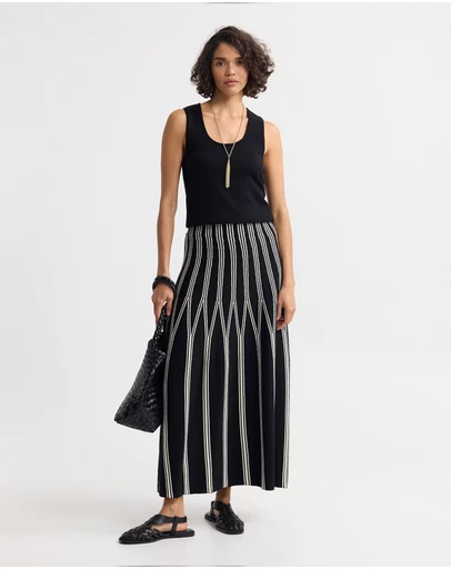 Oxford - Jacqui Knit Stretch Skirt