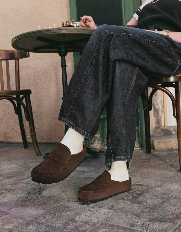 Birkenstock - Naples Wrapped Suede Leather Narrow - Unisex