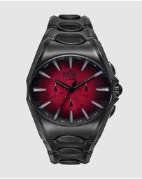 Diesel - D-Curve Black Chronograph Watches