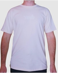 Verb - Verb Puffed Men Classic Logo 100% Cotton Skateboards Tshirt Cream