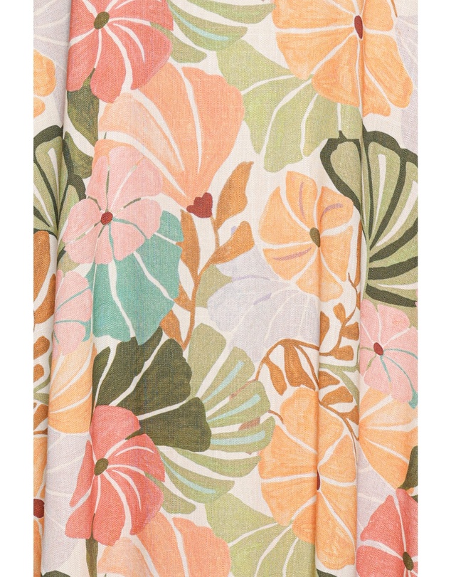 Petal & Pup - Mindie Maxi Dress - Retro Orange Floral