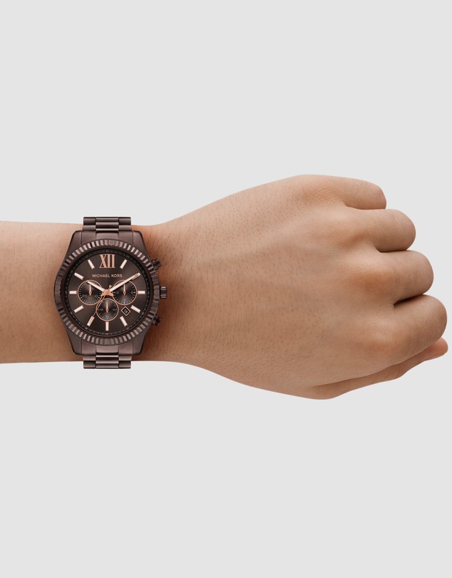 Michael Kors - Lexington Brown Chronograph Watch