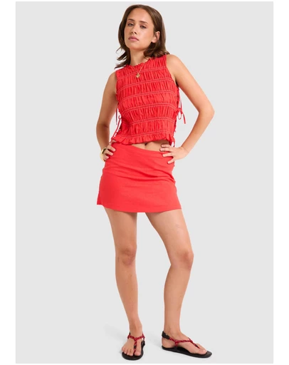 Subtitled - Ella Contrast Mini Skirt