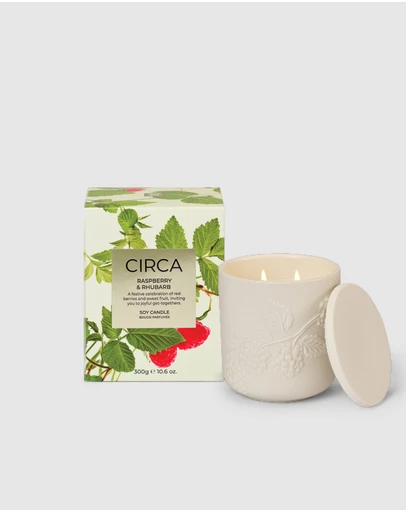 CIRCA - Raspberry & Rhubarb Soy Candle