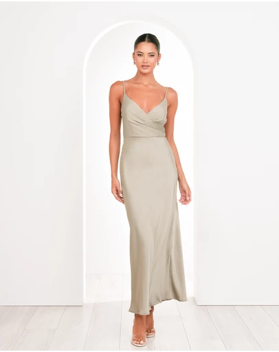 Pilgrim - Yara Wrap Neck Maxi Dress