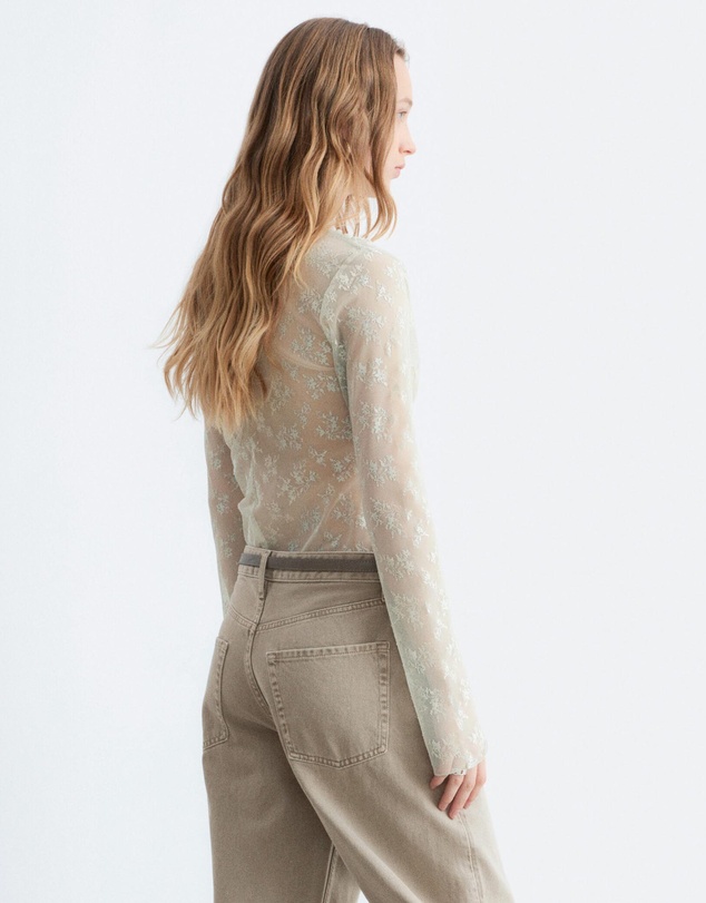 & Other Stories - Long-Sleeve Lace Top