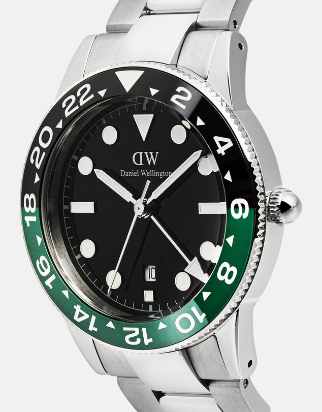 Daniel Wellington - Iconic GMT Link 40mm Ceramic Bezel