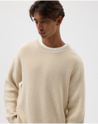 AERE - Organic Cotton Fisherman Rib Jumper