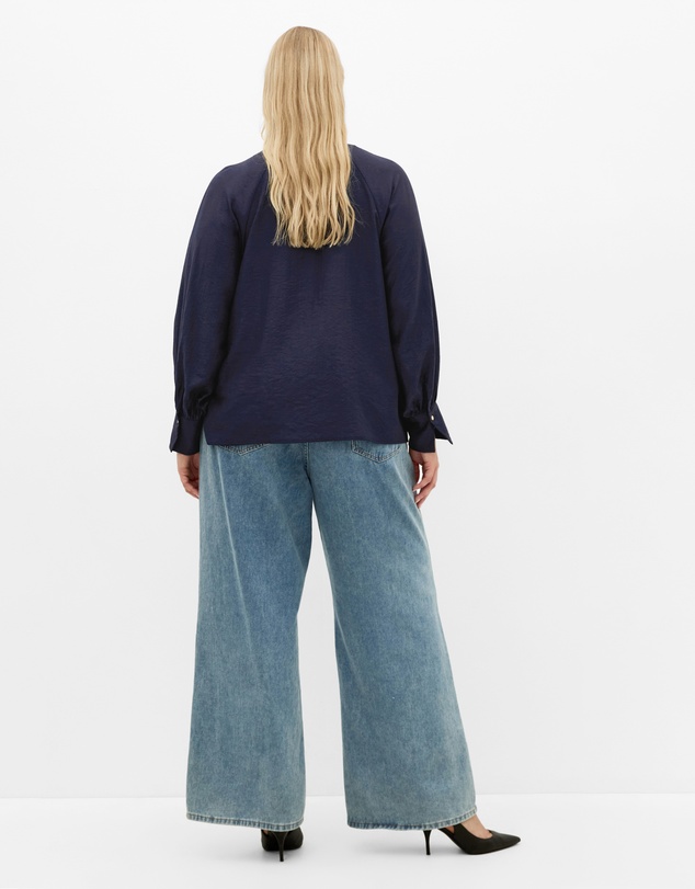 City Chic - Kelsey Neck Tie Top