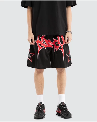 Kiss Chacey - Caution Mesh Basketballs Short