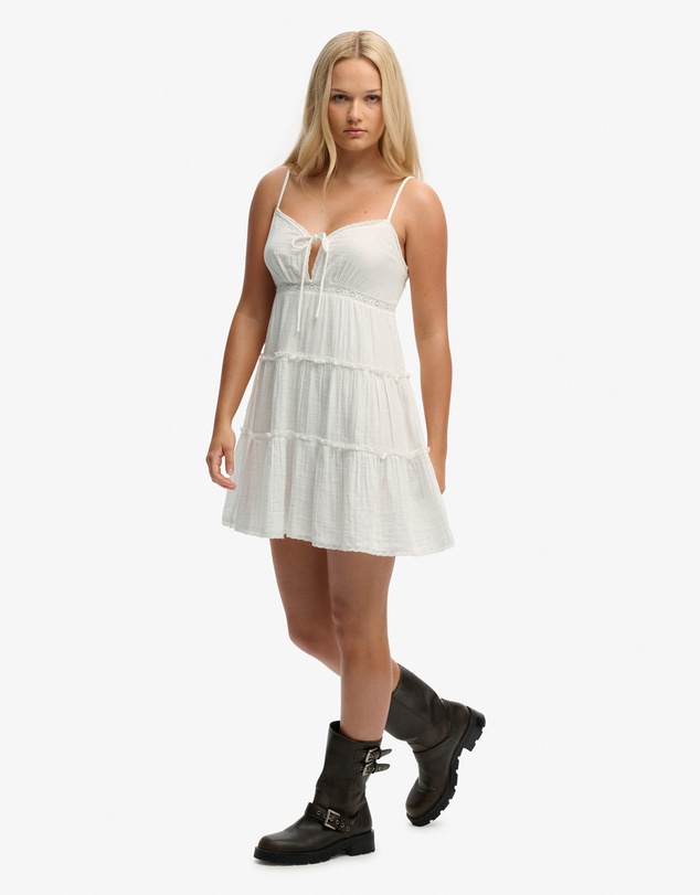 Superdry - Cheesecloth Tiered Mini Dress
