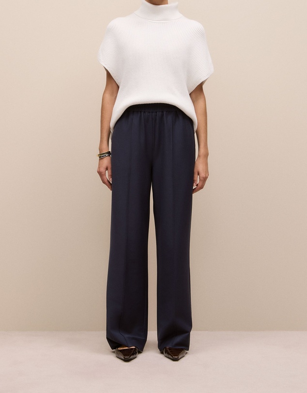 Trenery - Pintucked Pull On Pant in Night Sky