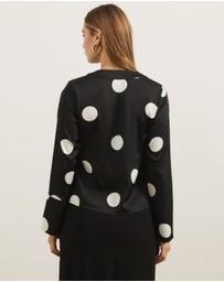 Atmos&Here - Nara Polka Dot Blouse