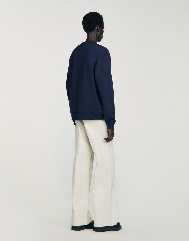 Sandro - Rubber Sandro Crewneck Sweatshirt