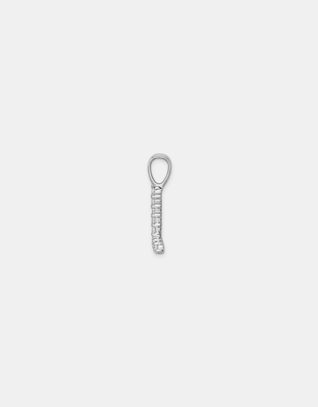 Zoe Olivia - 9K White Gold Lab Grown Diamond Initial L Pendant