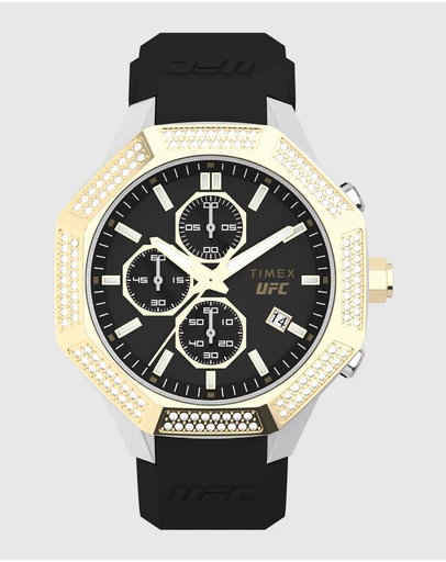 UFC - UFC King Two Tone 45mm Black Dial and Silicone Strap