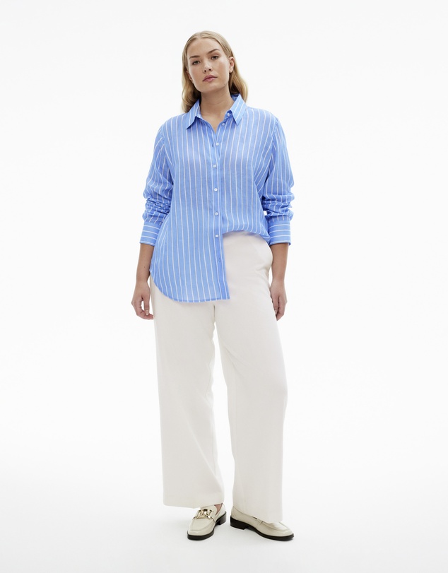 Witchery - French Linen Stripe Shirt