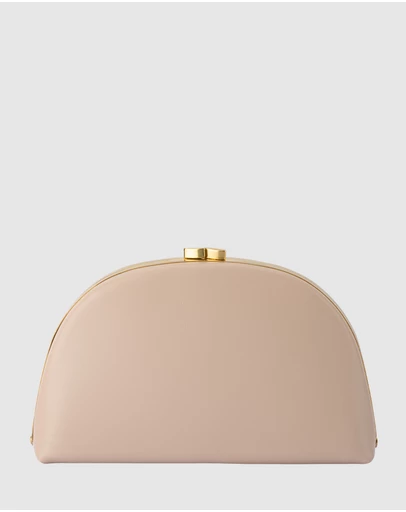 Olga Berg - Celeste Curved Clutch