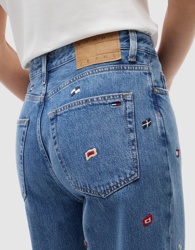 Tommy Jeans - Layla Flag Highrise Slim Straight Jeans