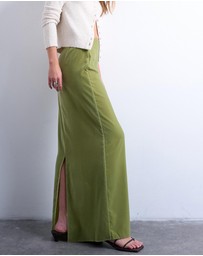 TOPSHOP - Co-ord Velvet Maxi Skirt