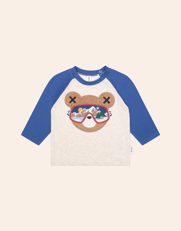 Huxbaby - Ski Hux Raglan Long Sleeve Top - ICONIC EXCLUSIVE - Babies-Kids