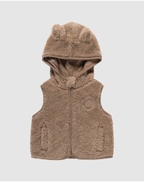 Kynd Baby - Sherpa Vest in Mocha