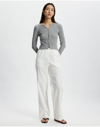 White By FTL - Robin Linen Pants
