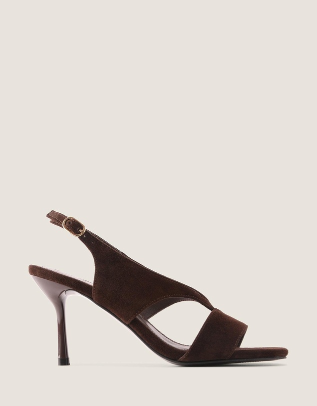 Shelly Shen - Bronte High Sandals Brown Suede