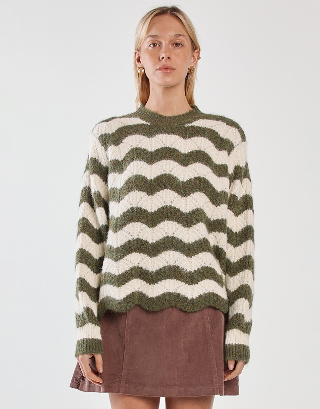 Sass - Nikkita Wavy Stripe Knit