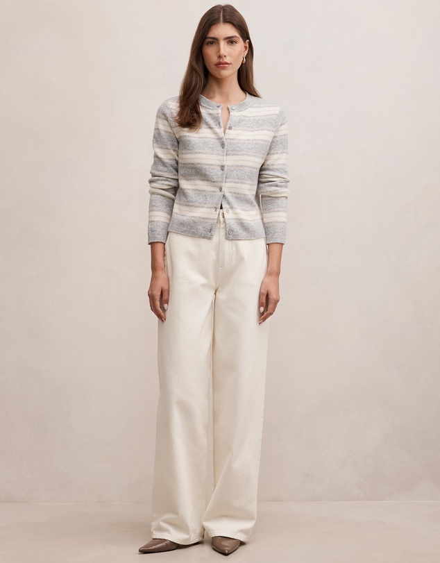 Forever New - Eloise Striped Knitted Cardigan