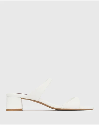 Betts - Wider Fit Argo Block Heel Mule Sandals