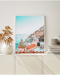 Olive et Oriel - Vista Di Positano Art Print