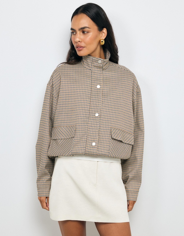 AERE - Check Bomber Jacket
