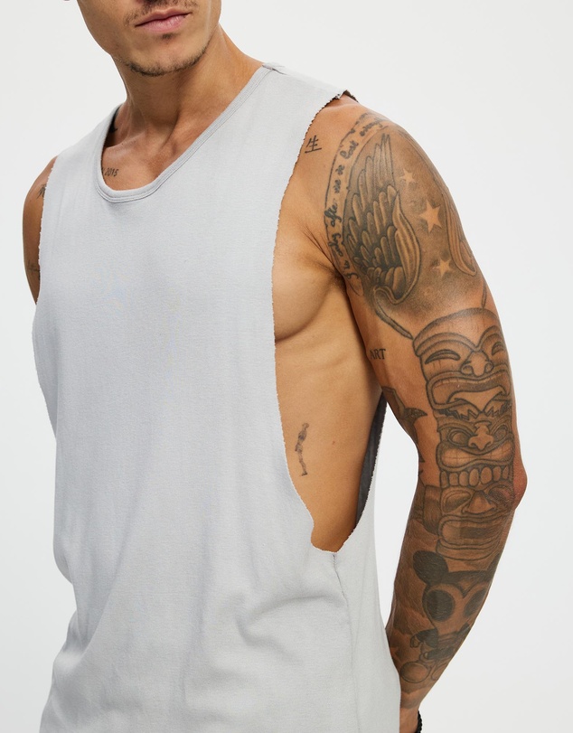 Surrounded By Ghosts - The Homilite Rib Knit Muscle T-Shirt
