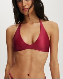 Cotton On Body - Scoop Neck Halter Bikini Top