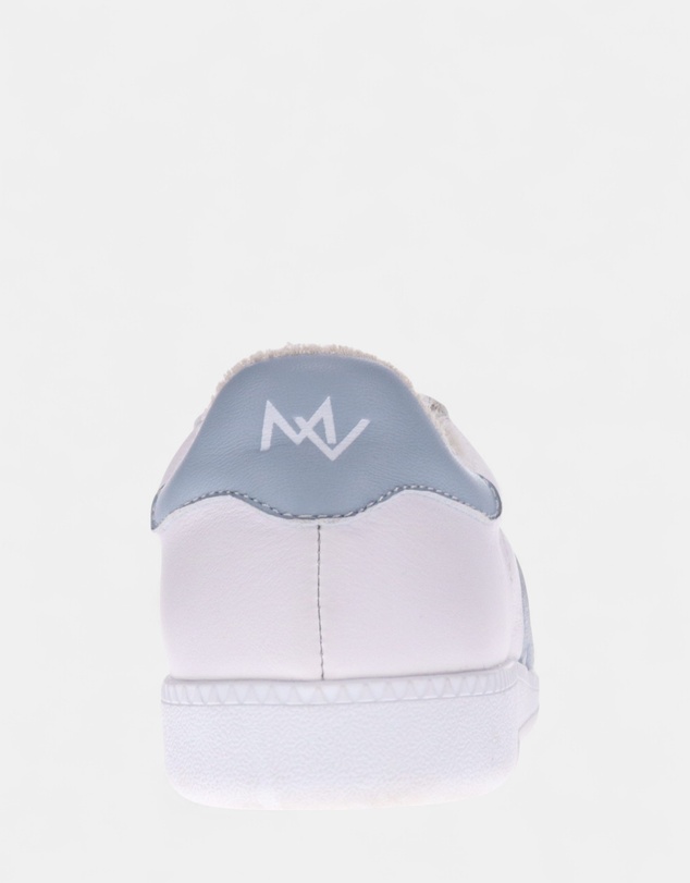 Mia Vita - Ramona Lace-Up Casual Sneaker - White/Blue