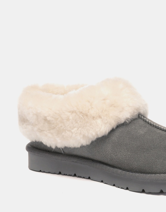 EVERAU - EverAU Ugg Homey Slipper Suede Cow Suede Upper House Shoes