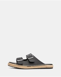 Tommy Hilfiger - Flex Jutte Hilfiger Leather Sandals - Men's