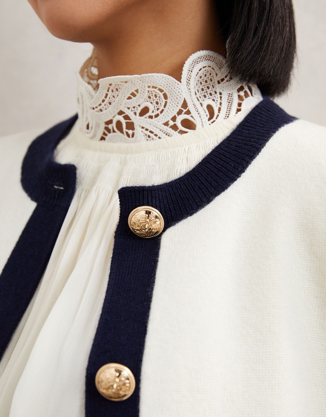 REISS - Olive Cardigan