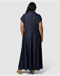 Something 4 Olivia - Paige Maxi Shirt Dress