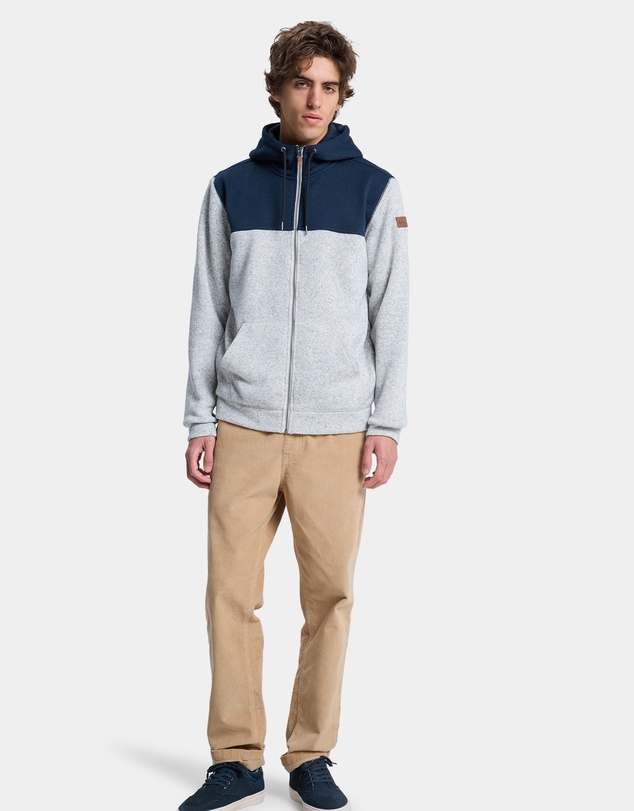 Quiksilver - Mens Keller Block Zip Up Hoodie