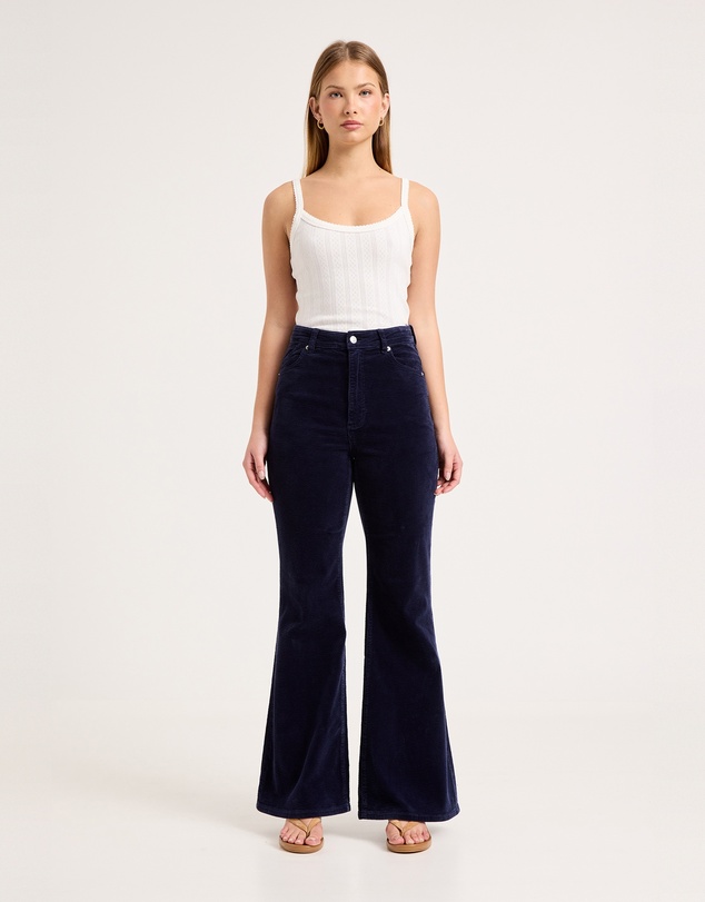 Rolla's - Eastcoast Flare Cord True Navy
