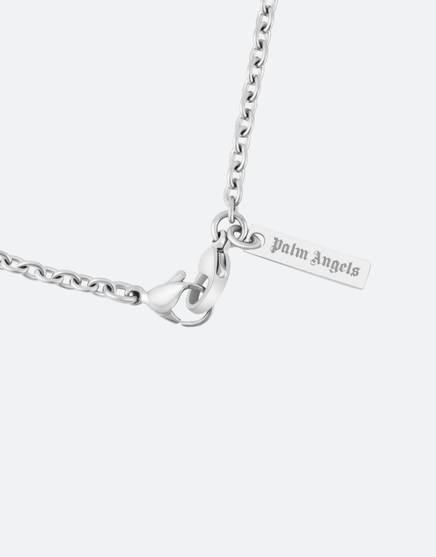 Palm Angels - Valerio SS Onyx Tag&Rondel Necklace