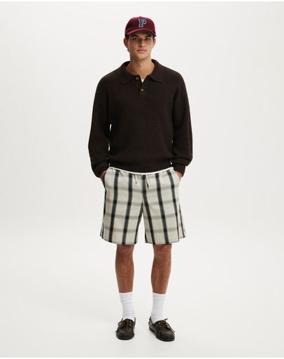STONE PLAID CHECK