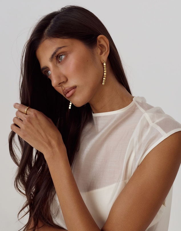 CENDRE - Rue Earrings 14K Gold